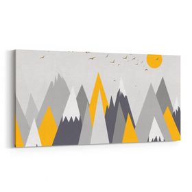 Olla 12708YD Çocuk Odası Görseli Yatay Dar 60x30 cm Kanvas Tablo