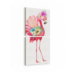 Olla 12709K2D Çocuk Odası Görseli 2 Parça Dikey 30x65 cm Kanvas Tablo