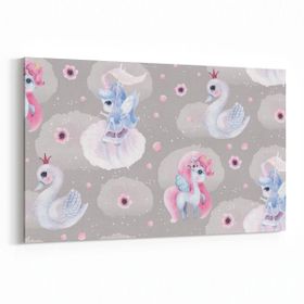 Olla 12714Y Çocuk Odası Görseli Yatay 30x20 cm Kanvas Tablo