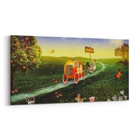 Olla 12717YD Çocuk Odası Görseli Yatay Dar 60x30 cm Kanvas Tablo