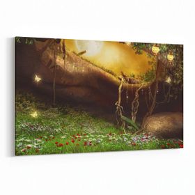 Olla 12718Y Çocuk Odası Görseli Yatay 30x20 cm Kanvas Tablo