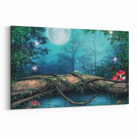 Olla 12719Y Çocuk Odası Görseli Yatay 30x20 cm Kanvas Tablo