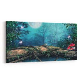 Olla 12719YD Çocuk Odası Görseli Yatay Dar 60x30 cm Kanvas Tablo