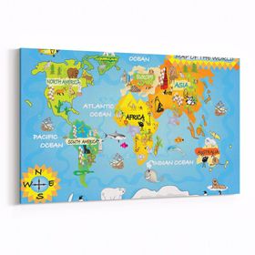 Olla 12720Y Çocuk Odası Görseli Yatay 30x20 cm Kanvas Tablo