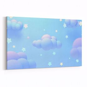 Olla 12728Y Çocuk Odası Görseli Yatay 30x20 cm Kanvas Tablo