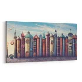 Olla 12730YD Çocuk Odası Görseli Yatay Dar 60x30 cm Kanvas Tablo