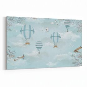 Olla 12736Y Çocuk Odası Görseli Yatay 30x20 cm Kanvas Tablo