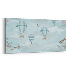 Olla 12736YD Çocuk Odası Görseli Yatay Dar 60x30 cm Kanvas Tablo