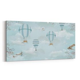 Olla 12736YD Çocuk Odası Görseli Yatay Dar 60x30 cm Kanvas Tablo