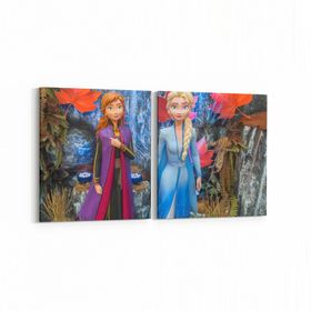 Olla 12737K2Y Çocuk Odası Görseli 2 Parça Yatay 65x30 cm Kanvas Tablo