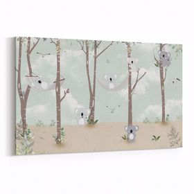 Olla 12738Y Çocuk Odası Görseli Yatay 30x20 cm Kanvas Tablo