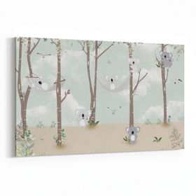 Olla 12738Y Çocuk Odası Görseli Yatay 30x20 cm Kanvas Tablo