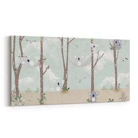 Olla 12738YD Çocuk Odası Görseli Yatay Dar 60x30 cm Kanvas Tablo