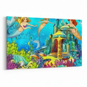 Olla 12739Y Çocuk Odası Görseli Yatay 30x20 cm Kanvas Tablo