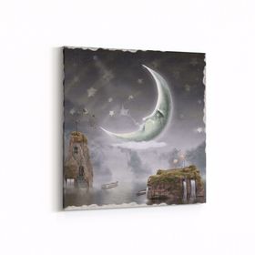 Olla 12740K Çocuk Odası Görseli Kare 25x25 cm Kanvas Tablo