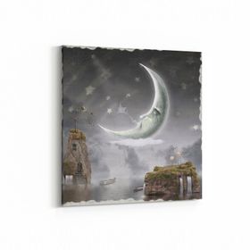 Olla 12740K Çocuk Odası Görseli Kare 25x25 cm Kanvas Tablo