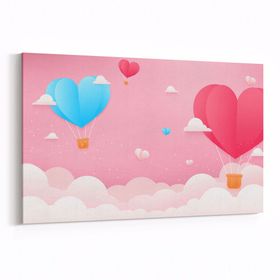 Olla 12741Y Çocuk Odası Görseli Yatay 30x20 cm Kanvas Tablo