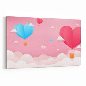 Olla 12741Y Çocuk Odası Görseli Yatay 30x20 cm Kanvas Tablo