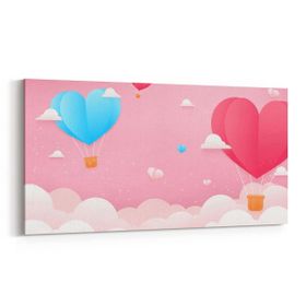 Olla 12741YD Çocuk Odası Görseli Yatay Dar 60x30 cm Kanvas Tablo