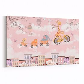 Olla 12743Y Çocuk Odası Görseli Yatay 30x20 cm Kanvas Tablo