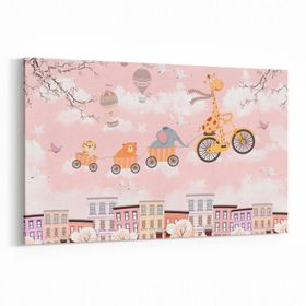 Olla 12743Y Çocuk Odası Görseli Yatay 30x20 cm Kanvas Tablo