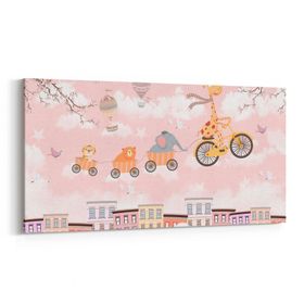 Olla 12743YD Çocuk Odası Görseli Yatay Dar 60x30 cm Kanvas Tablo