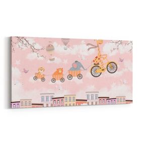 Olla 12743YD Çocuk Odası Görseli Yatay Dar 60x30 cm Kanvas Tablo