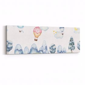 Olla 12746YI Çocuk Odası Görseli Yatay İnce 90x30 cm Kanvas Tablo