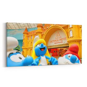 Olla 12747YD Çocuk Odası Görseli Yatay Dar 60x30 cm Kanvas Tablo