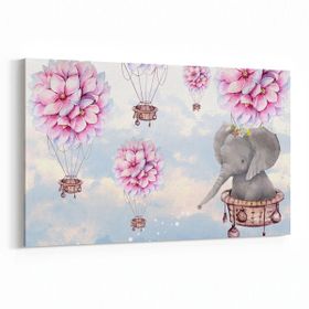 Olla 12748Y Çocuk Odası Görseli Yatay 30x20 cm Kanvas Tablo