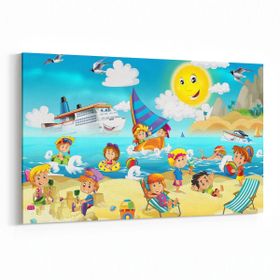 Olla 12749Y Çocuk Odası Görseli Yatay 30x20 cm Kanvas Tablo