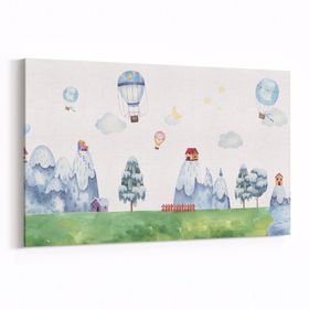 Olla 12750Y Çocuk Odası Görseli Yatay 30x20 cm Kanvas Tablo