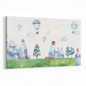 Olla 12750Y Çocuk Odası Görseli Yatay 30x20 cm Kanvas Tablo