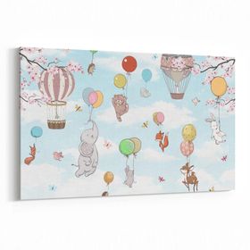 Olla 12751Y Çocuk Odası Görseli Yatay 30x20 cm Kanvas Tablo