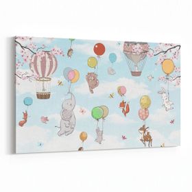 Olla 12751Y Çocuk Odası Görseli Yatay 30x20 cm Kanvas Tablo