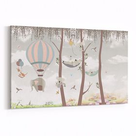 Olla 12752Y Çocuk Odası Görseli Yatay 30x20 cm Kanvas Tablo