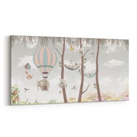 Olla 12752YD Çocuk Odası Görseli Yatay Dar 60x30 cm Kanvas Tablo