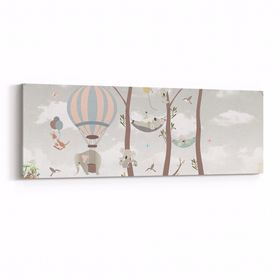 Olla 12752YI Çocuk Odası Görseli Yatay İnce 90x30 cm Kanvas Tablo