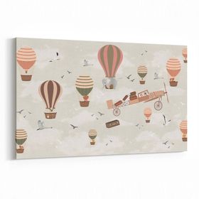 Olla 12753Y Çocuk Odası Görseli Yatay 30x20 cm Kanvas Tablo