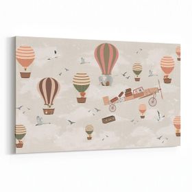 Olla 12753Y Çocuk Odası Görseli Yatay 30x20 cm Kanvas Tablo