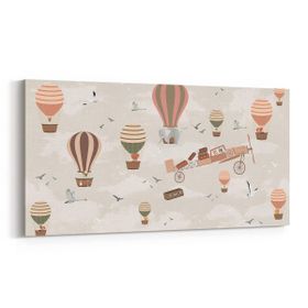 Olla 12753YD Çocuk Odası Görseli Yatay Dar 60x30 cm Kanvas Tablo