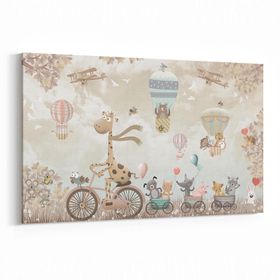 Olla 12754Y Çocuk Odası Görseli Yatay 30x20 cm Kanvas Tablo