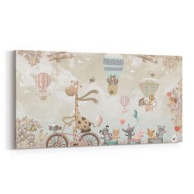 Olla 12754YD Çocuk Odası Görseli Yatay Dar 60x30 cm Kanvas Tablo