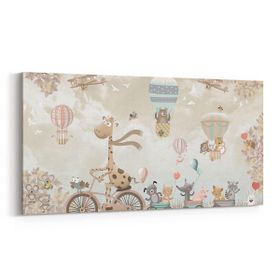 Olla 12754YD Çocuk Odası Görseli Yatay Dar 60x30 cm Kanvas Tablo