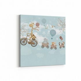Olla 12755K Çocuk Odası Görseli Kare 25x25 cm Kanvas Tablo