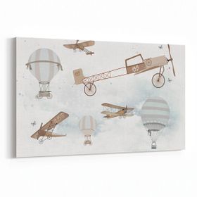 Olla 12756Y Çocuk Odası Görseli Yatay 30x20 cm Kanvas Tablo