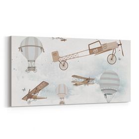 Olla 12756YD Çocuk Odası Görseli Yatay Dar 60x30 cm Kanvas Tablo