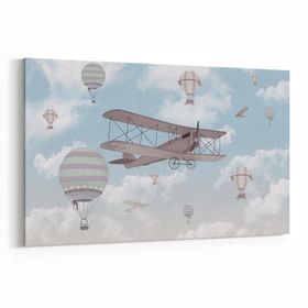 Olla 12757Y Çocuk Odası Görseli Yatay 30x20 cm Kanvas Tablo