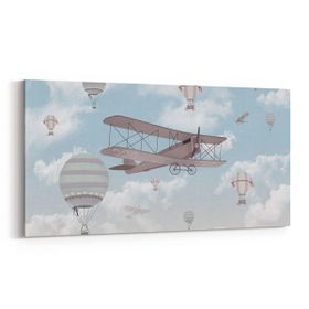 Olla 12757YD Çocuk Odası Görseli Yatay Dar 60x30 cm Kanvas Tablo