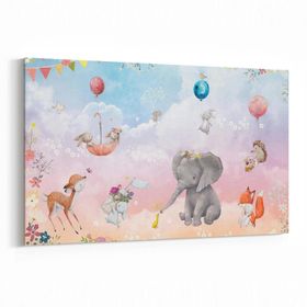 Olla 12759Y Çocuk Odası Görseli Yatay 30x20 cm Kanvas Tablo